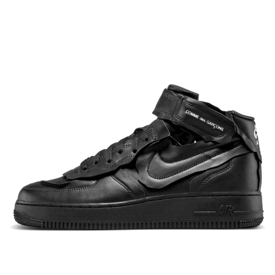 Air Force 1 Mid Like Boys Black Klekt