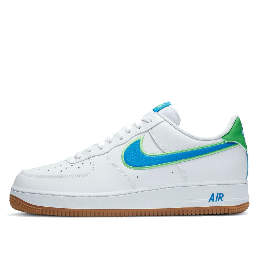 Air Force 1 Alb Albastru Verde Klekt