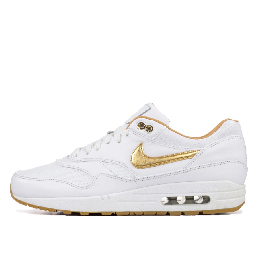 Air Max 1 Fb Woven White Metalic Gold (2013) Klekt