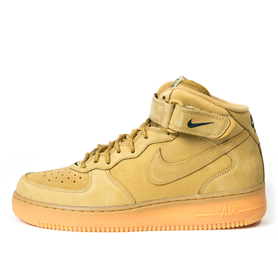 Klekt Air Force 1 Mid Wheat Flax