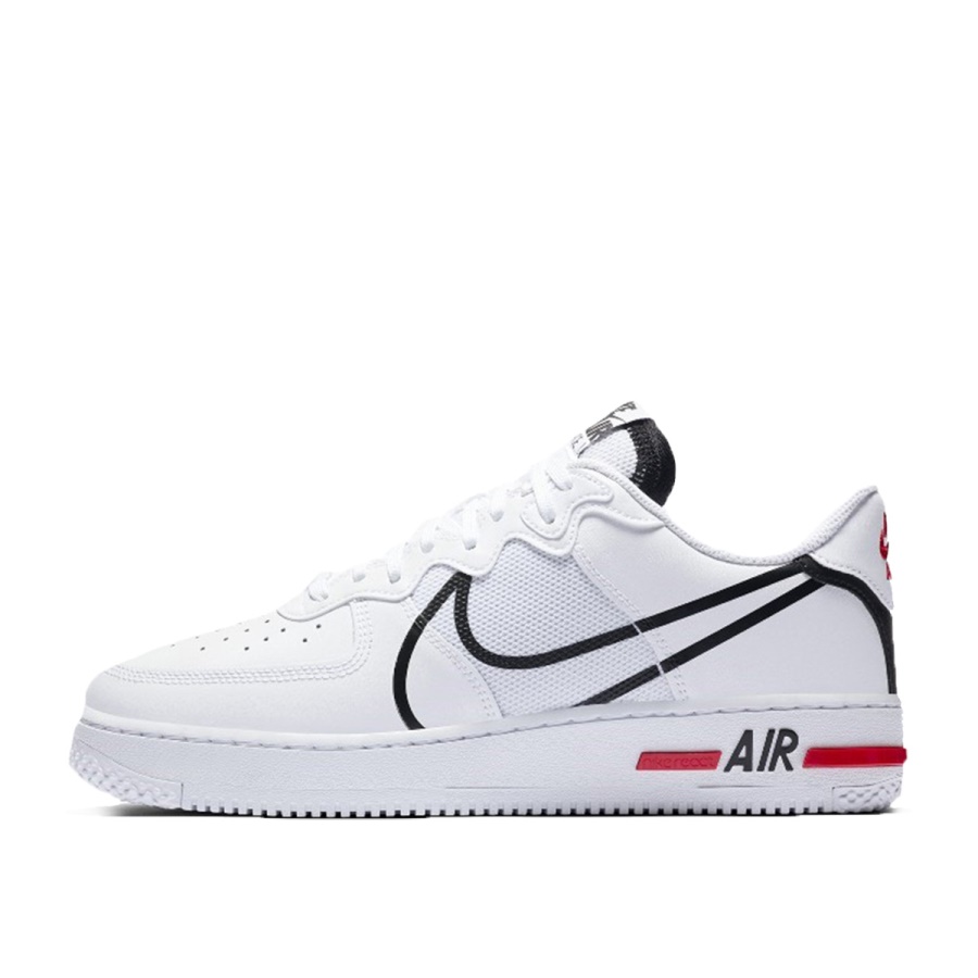 Klekt Air Force 1 React Alb Negru Rosu