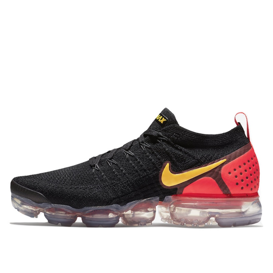 Klekt Air Vapormax 2 Negru Laser Portocaliu Total Crimson