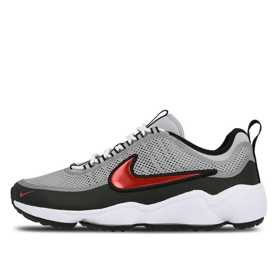 Klekt Air Zoom Spiridon Ultra Metalizat Argintiu Roșu Desert