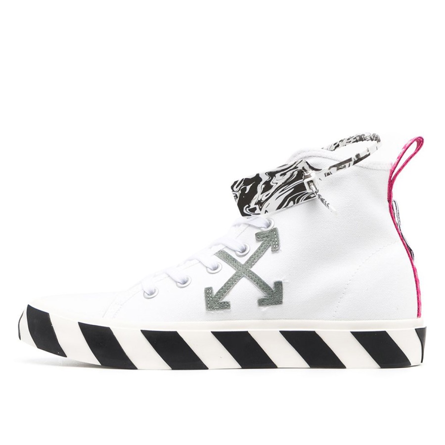 Adidași Klekt Vulc Mid Top Alb Gri Roz