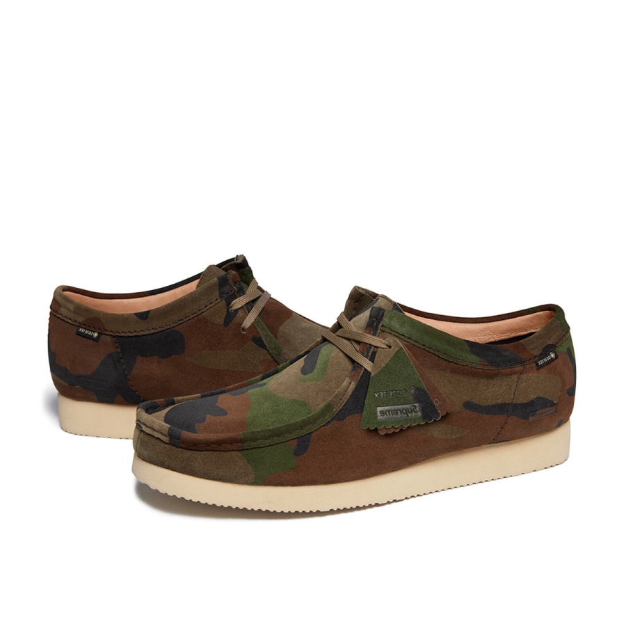 Klekt X Clarks Originals Gore-tex Wallabee Woodland Camo