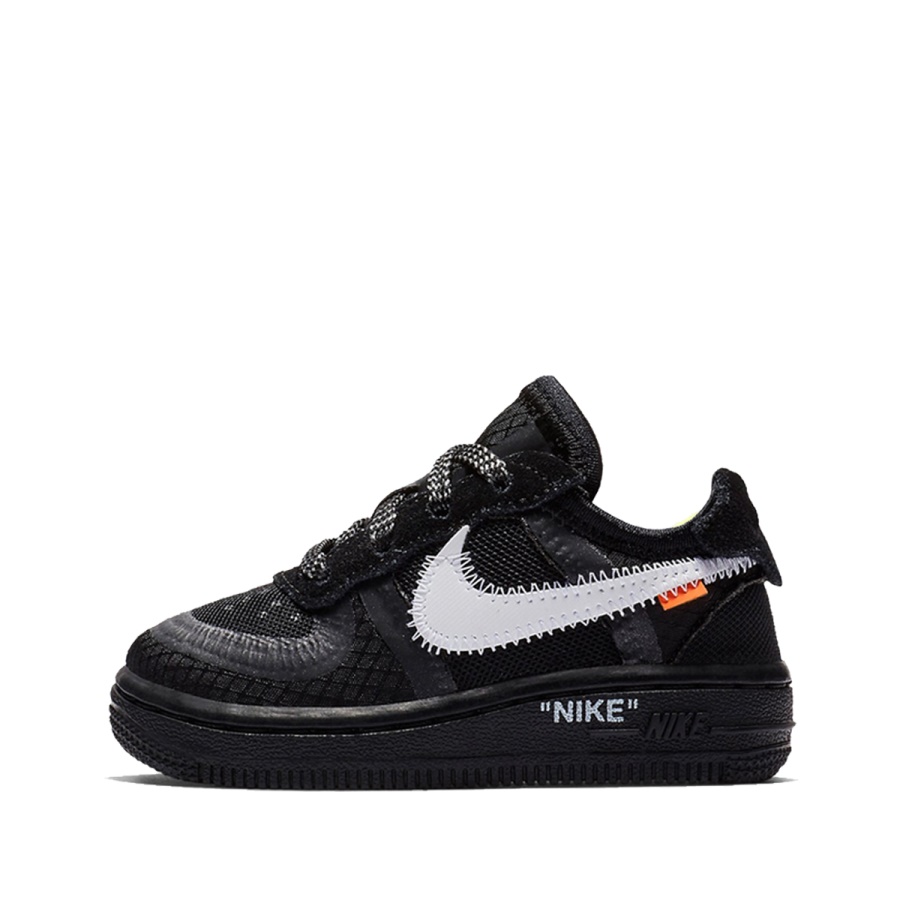 Klekt X Off White Air Force 1 Low Black Kids
