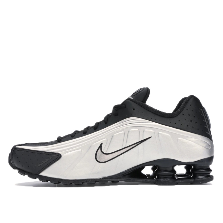 Shox R4 Negru Metalizat Argintiu Klekt