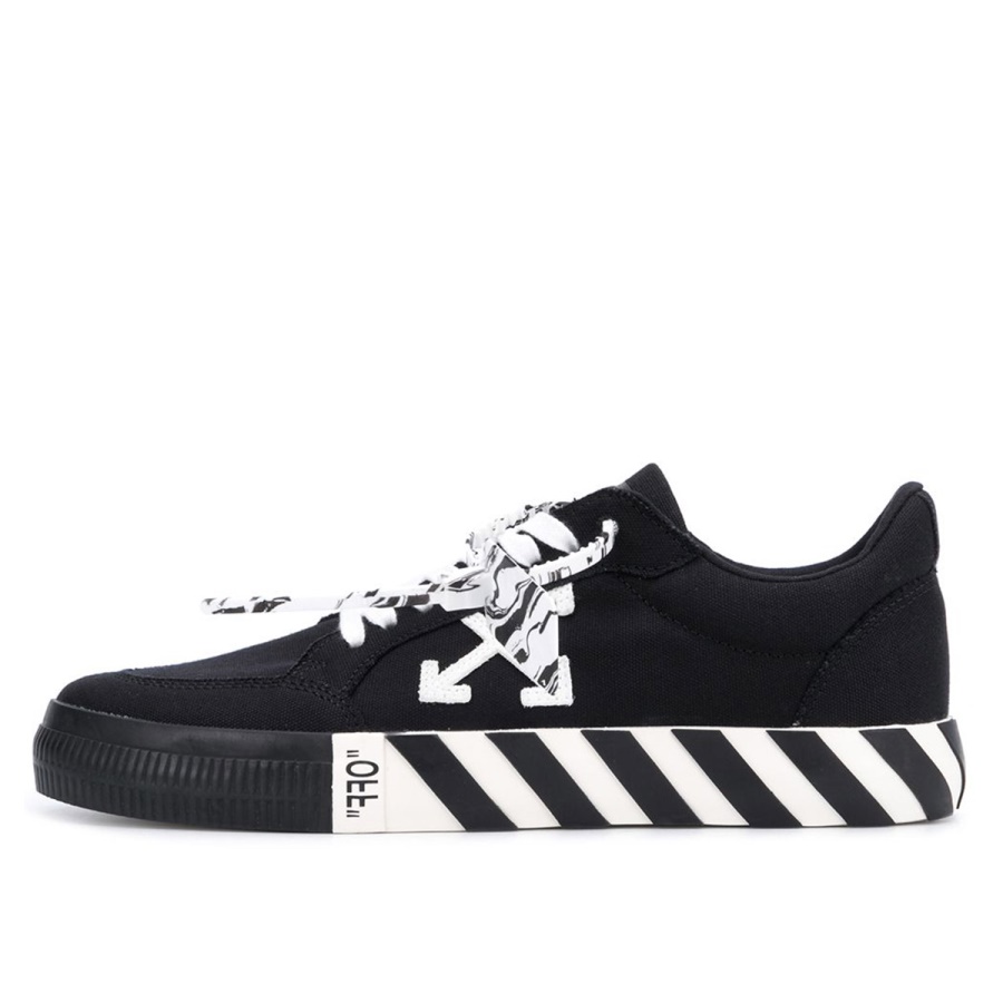 Adidași Vulc Low Top Negru Alb Klekt