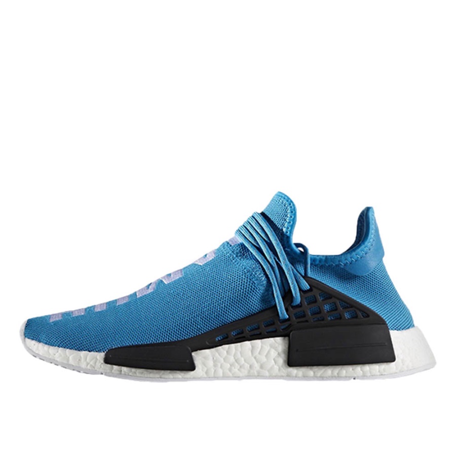 X Pharrell Nmd Hu Rasa Umana Fiind Ascutit Albastru Klekt