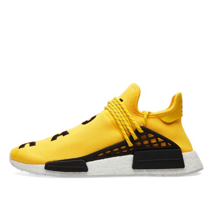 X Pharrell Nmd Hu Rasei Umane Galben Klekt