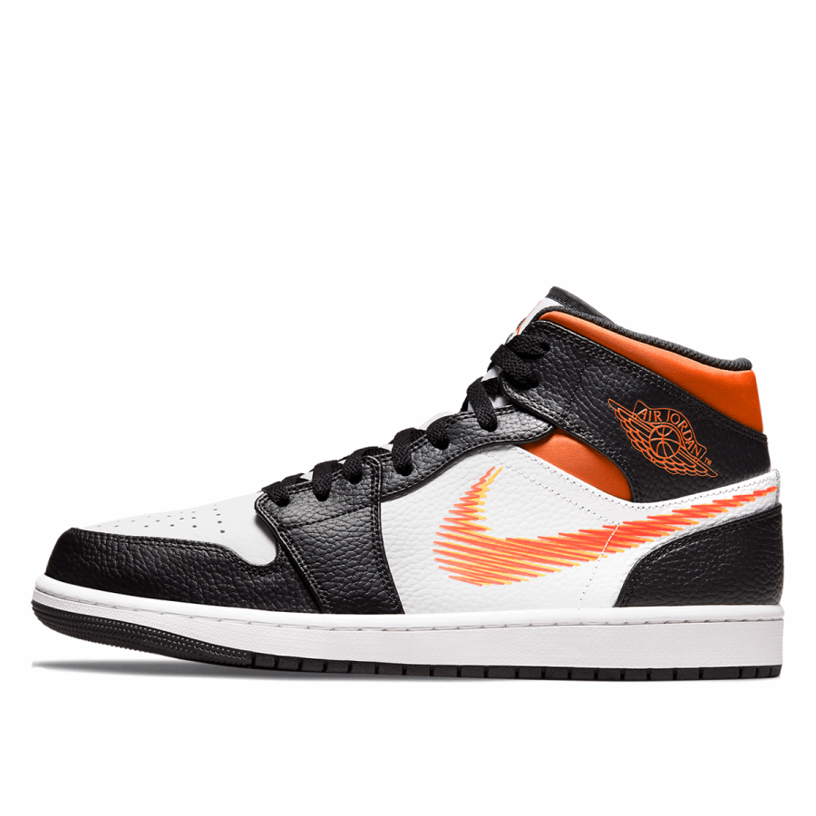 1 Clicuri Portocalii De Echipă în Zig-zag Mijlociu