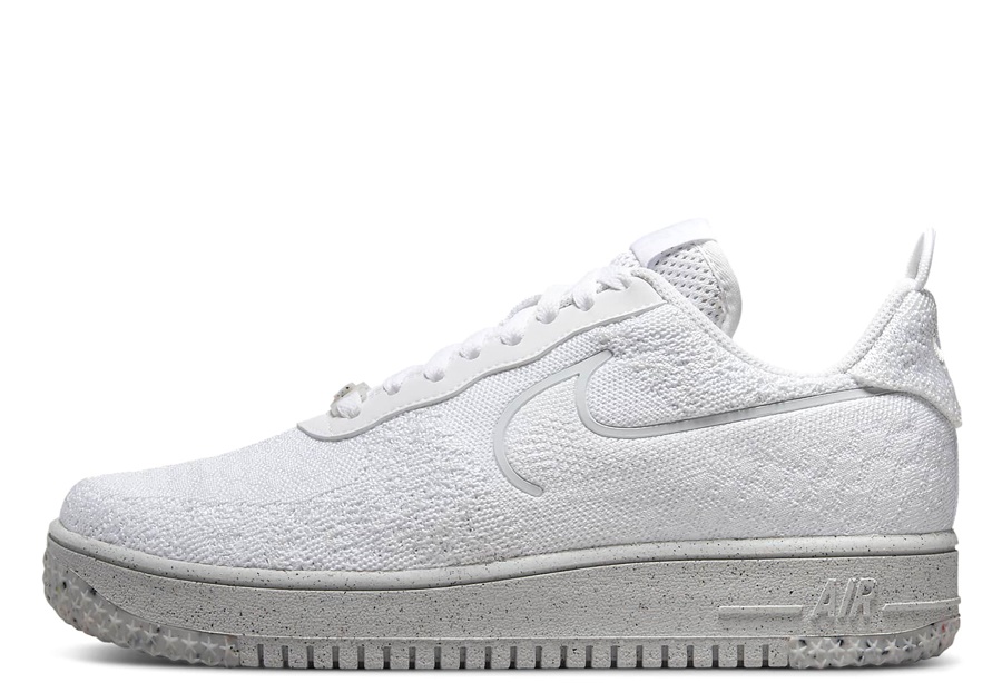 Air Force 1 Crater Flyknit Triple Alb Klekt