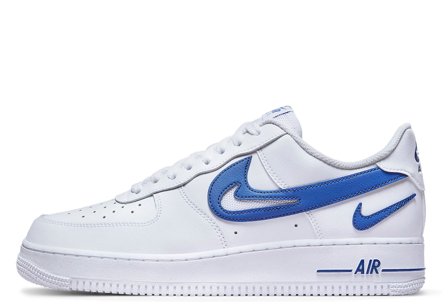 Air Force 1 Low Cut-out White Game Royal Klekt