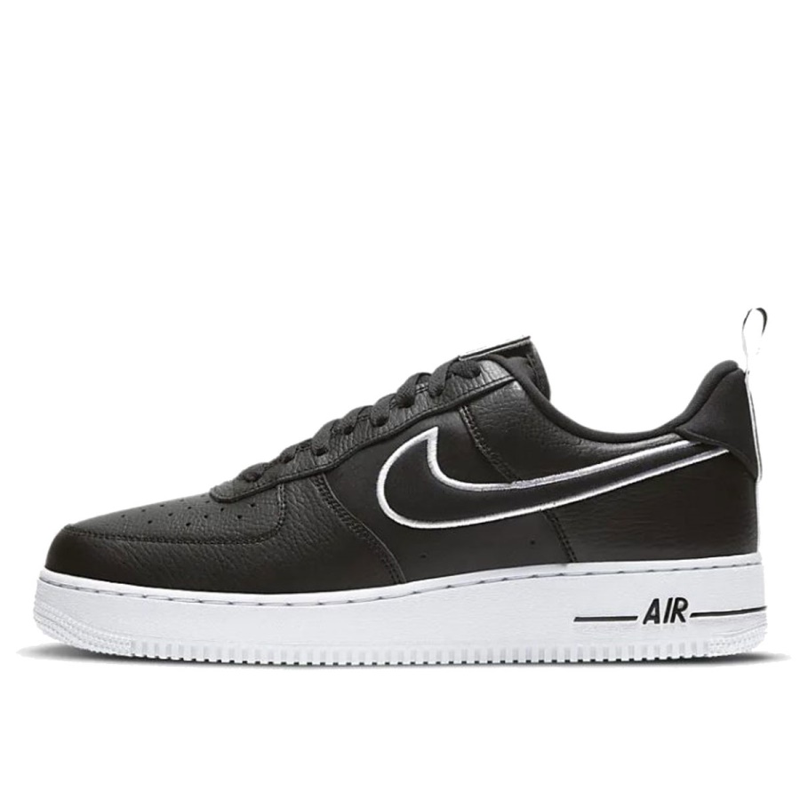 Air Force 1 Petice Negru Alb Klekt