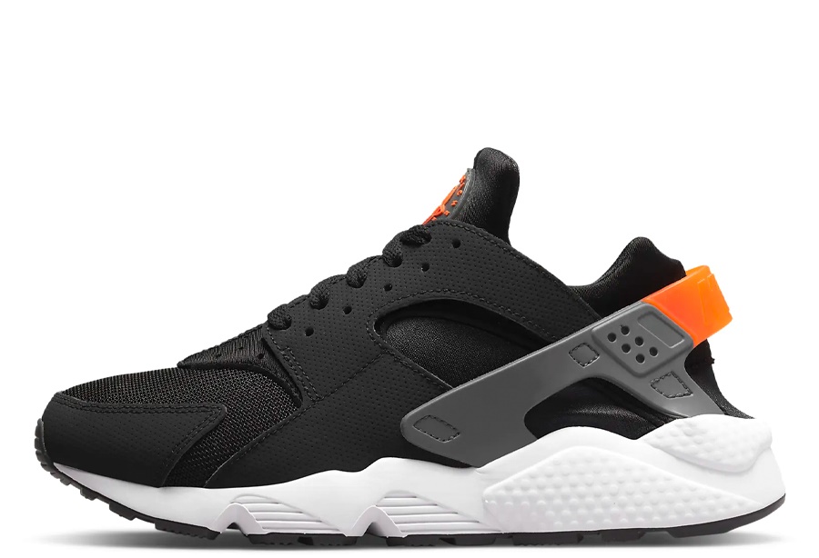 Air Huarache Negru Safety Orange Klekt