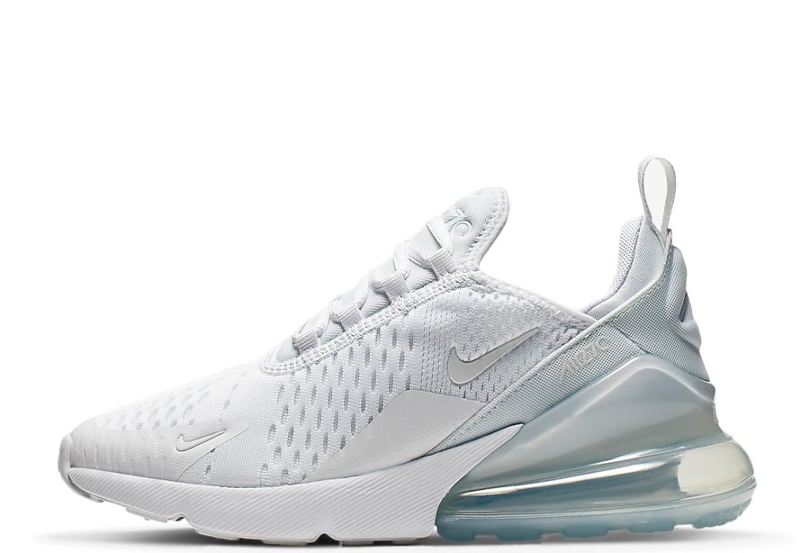 Air Max 270 Gs Alb Metal Argintiu Klekt