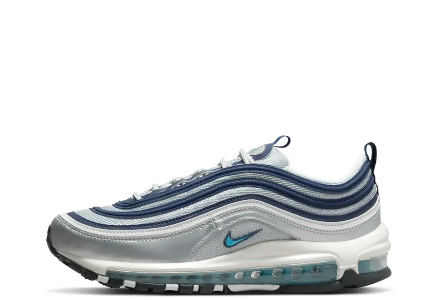 Air Max 97 Wmns Metalizat Argintiu Albastru Klekt