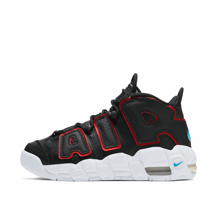 Air More Uptempo Negru University Red Klekt