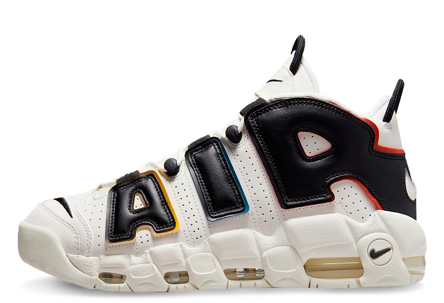 Air More Uptempo Culori Primare Alb Klekt