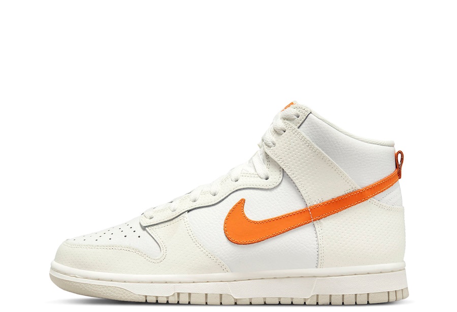 Dunk High Alb Portocaliu Klekt