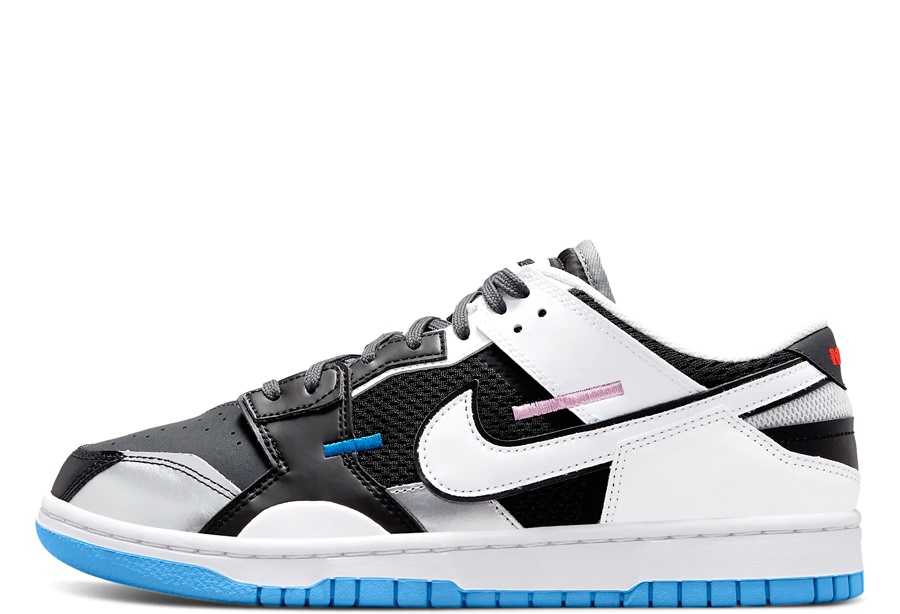 Dunk Scrap Nepotrivire Alb Negru Klekt