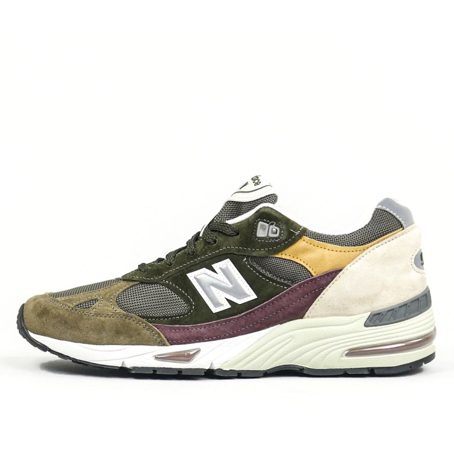 Klekt 991 Olive Burgundy Brown Desaturated