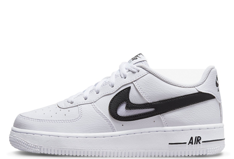 Klekt Air Force 1 Low Cut-out Alb Negru