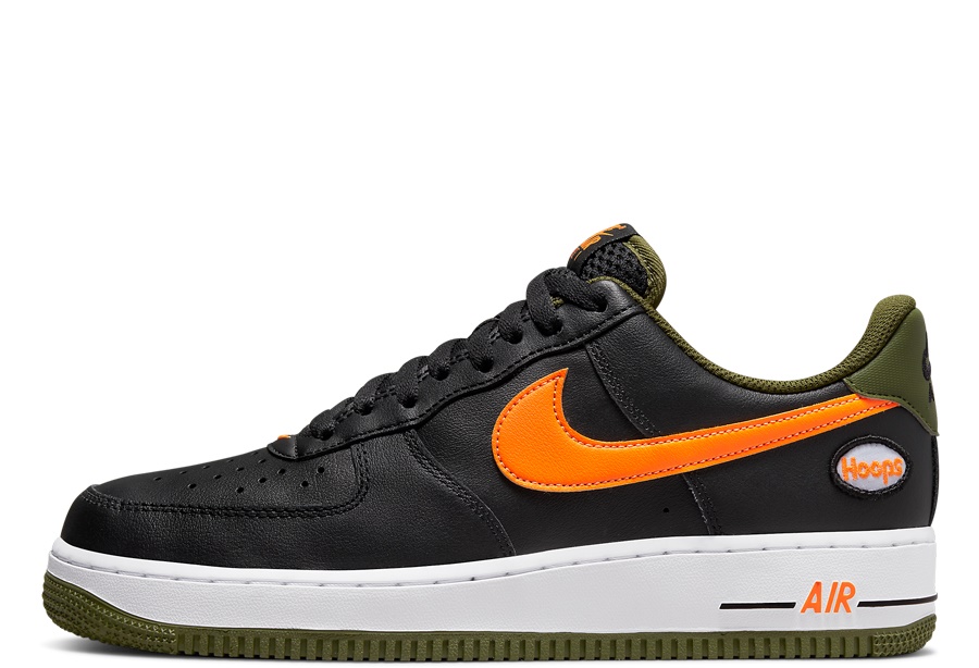 Klekt Air Force 1 Low Hoops Black University Gold