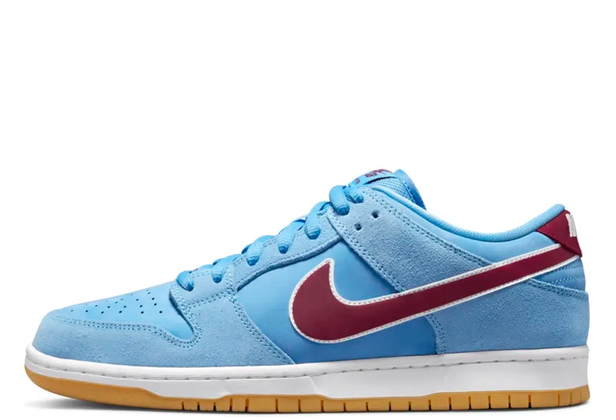 Klekt Dunk Low Valor Blue Team Maroon