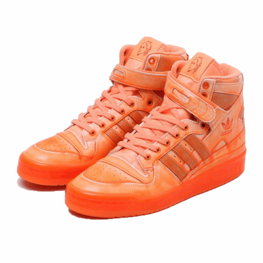 Klekt X Jeremy Scott Forum Hi Dipped Semnal Portocaliu