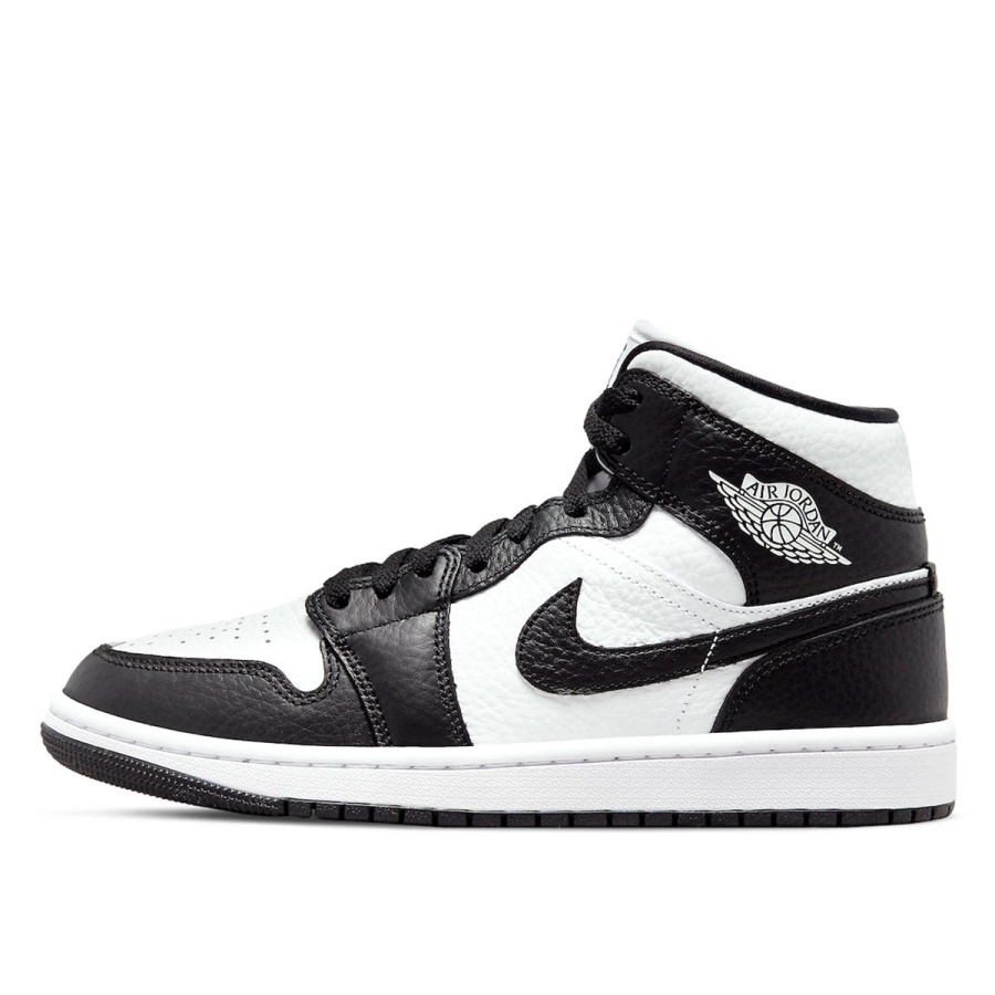 Wmns 1 Mid Split Black White Klekt