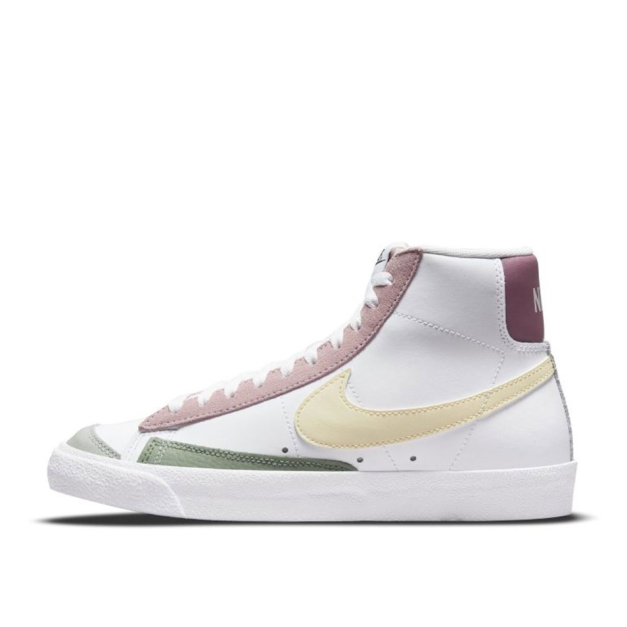 Wmns Blazer Mid 77 Alb Roz Verde Galben Klekt