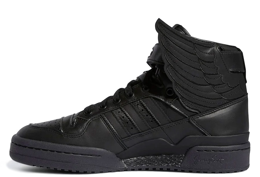 X Jeremy Scott Forum Hi Wings 4.0 Black Klekt