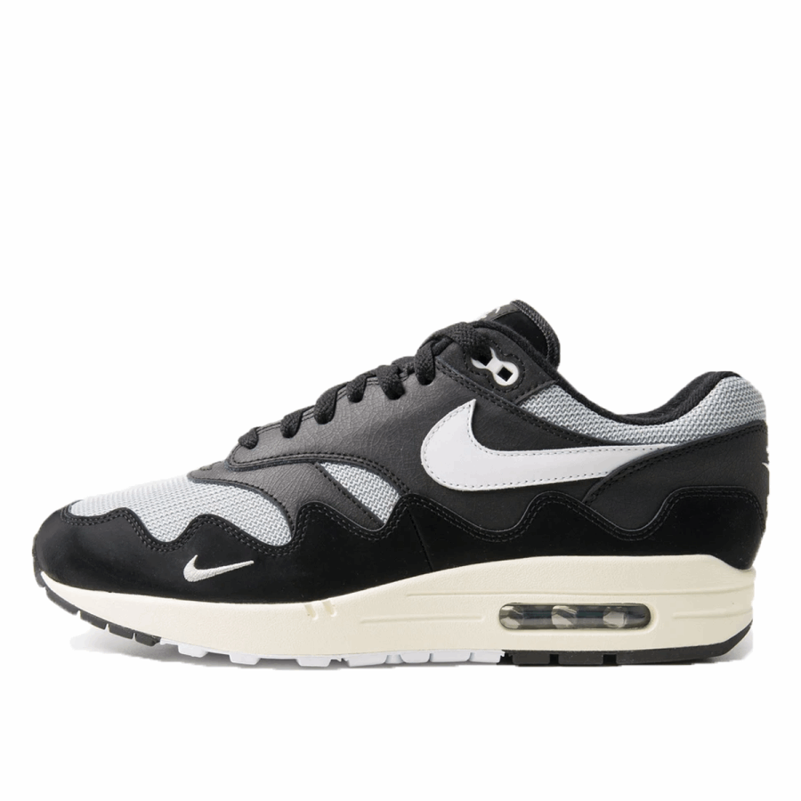 X Patta Air Max 1 Valuri Negru Alb Klekt
