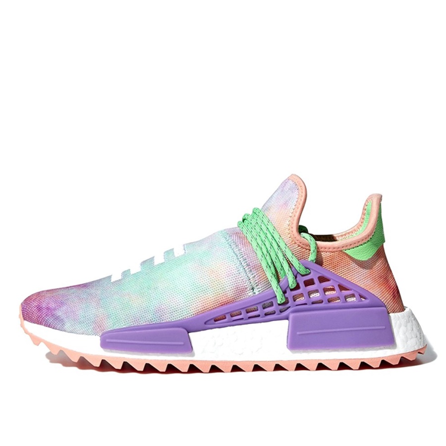 X Pharrell Williams Pw Nmd Rasă Umană Hu Holi Chalk Coral/lab Purple Klekt