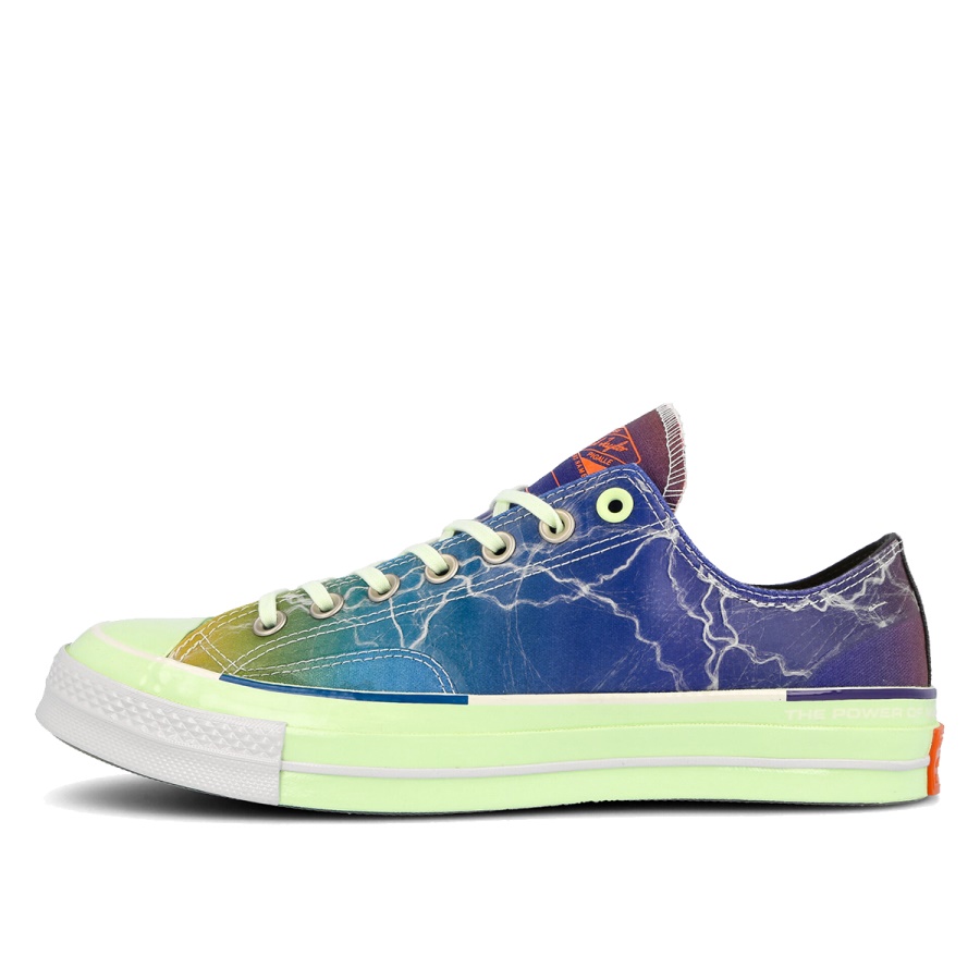 X Pigalle Chuck Taylor 70 Ox Multi Lightning Storm Klekt